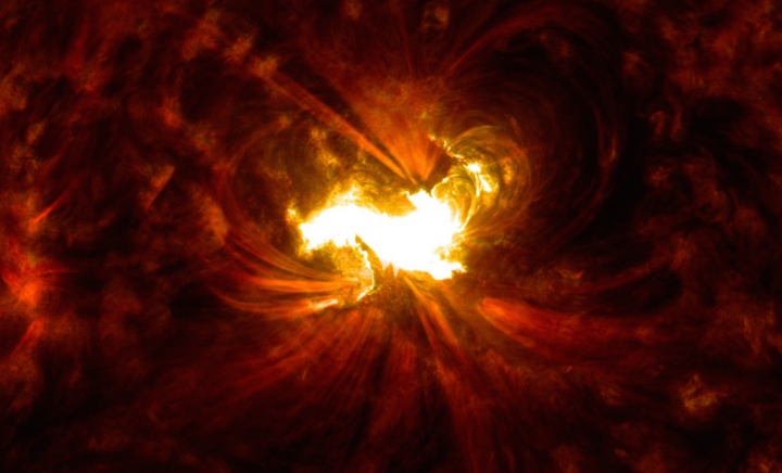 Солнечная вспышка класса X1.6 10 сентября 2014 г.