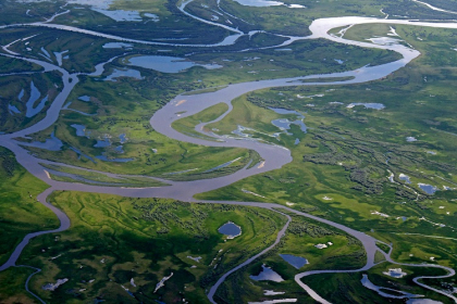 Перед впадением в Байкал устье реки Селенга делится на множество протоков, ручейков, заводей